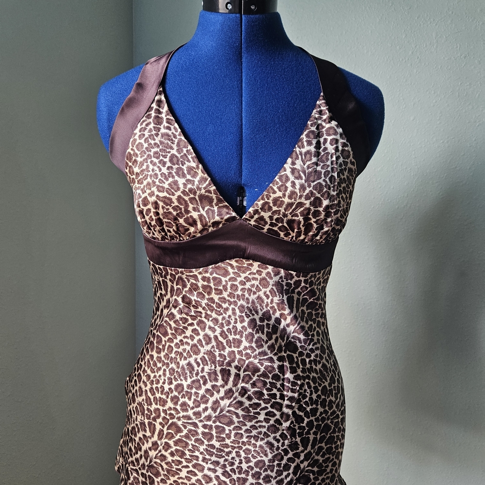 Papaya Animal Print Satin Chemise